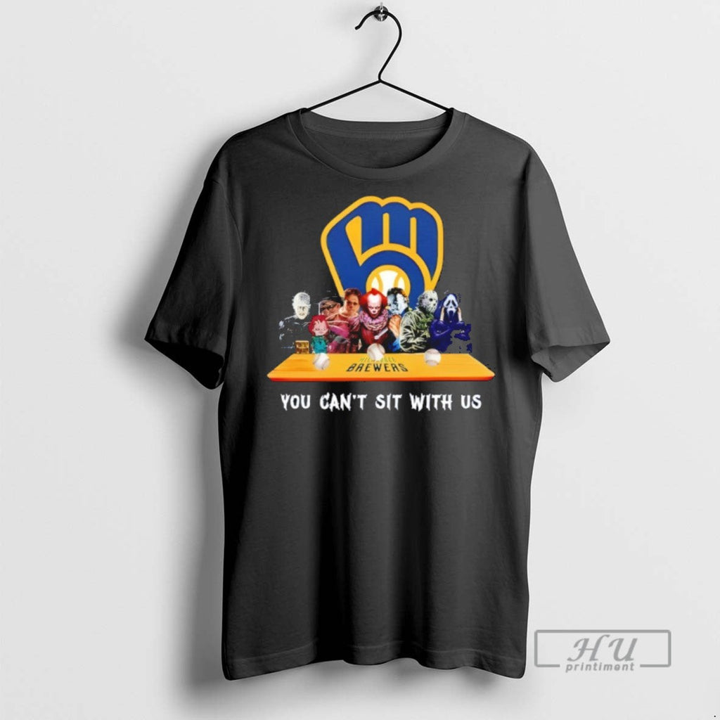 Trending Horror Movie Characters You Cant Sit With Us - Adult & Kids T-Shirts, Sweatshirts & Hoodies apparel design preview 1
