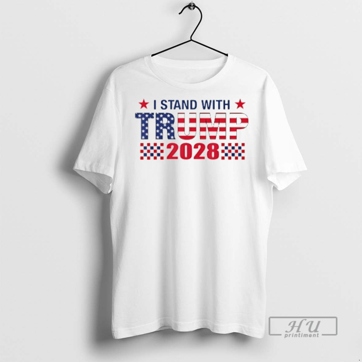 Trending I Stand With Trump 2028 - Adult & Kids T-Shirts, Sweatshirts & Hoodies apparel design preview 1