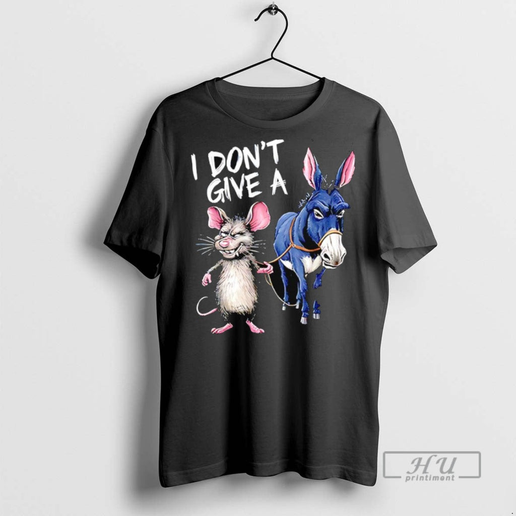 Trending I Dont Give A Rats Ass Mouse And Donkey - Adult & Kids T-Shirts, Sweatshirts & Hoodies apparel design preview 1