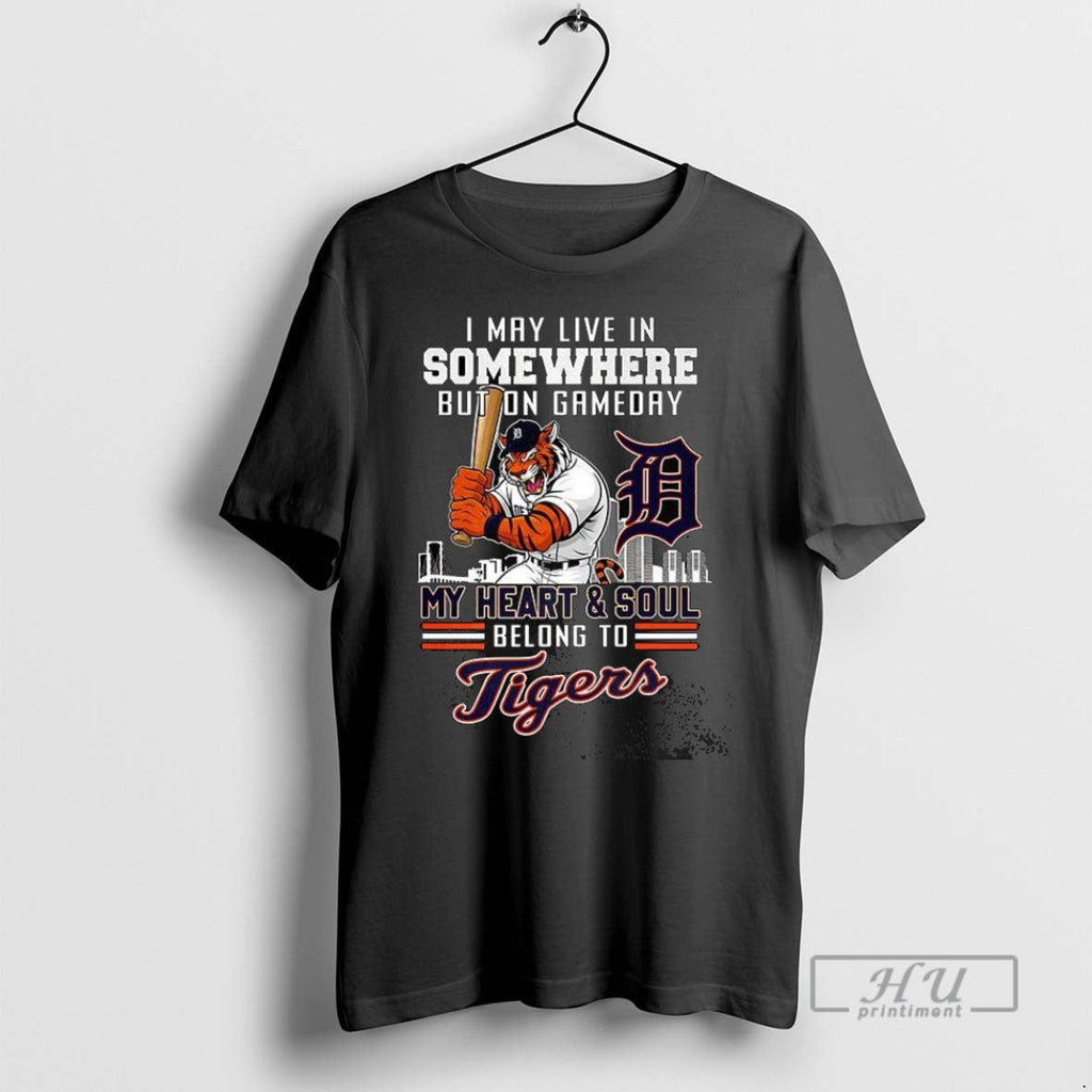 Trending I May Live In Somewhere But On Gameday My - Adult & Kids T-Shirts, Sweatshirts & Hoodies apparel design preview 1
