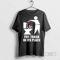 Trending Ice Put Trash In Its Place Ceramic And - Adult & Kids T-Shirts, Sweatshirts & Hoodies apparel design preview 1