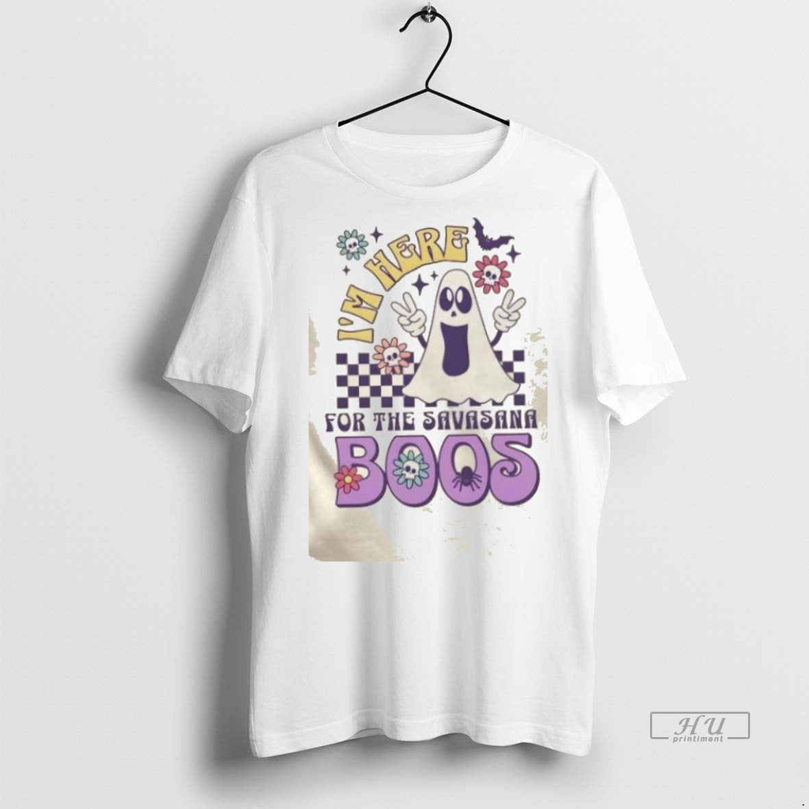Trending Im Here For The Savasana Boo Halloween - Adult & Kids T-Shirts, Sweatshirts & Hoodies apparel design preview 1