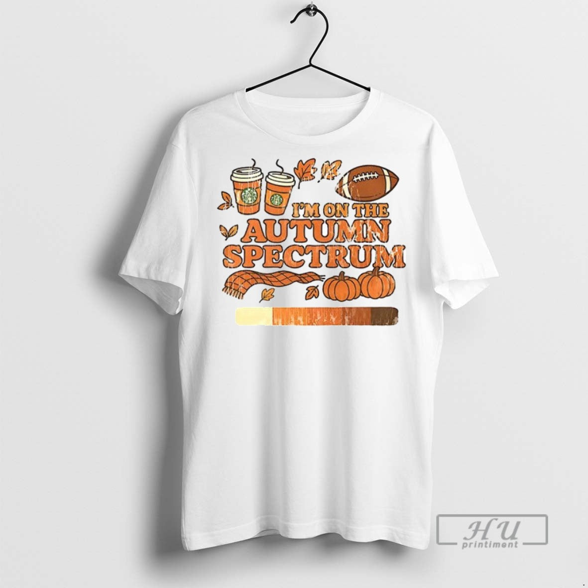 Trending Im On The Autumn Spectrum Halloween Ceramic - Adult & Kids T-Shirts, Sweatshirts & Hoodies apparel design preview 1