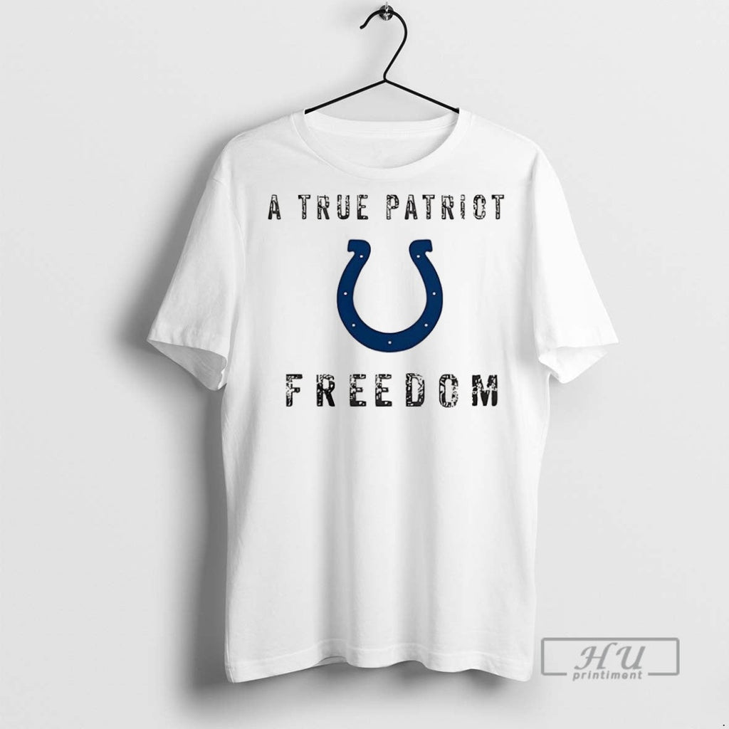 Trending Indianapolis Colts Football A True Patriot - Adult & Kids T-Shirts, Sweatshirts & Hoodies apparel design preview 1
