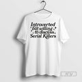 Trending Introverted But Willing To Discuss Serial - Adult & Kids T-Shirts, Sweatshirts & Hoodies apparel design preview 1