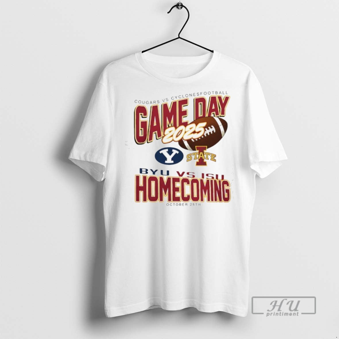 Trending Iowa State Cyclones Vs Byu Cougars Gameday - Adult & Kids T-Shirts, Sweatshirts & Hoodies apparel design preview 1