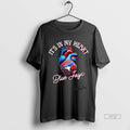 Trending Its In My Heart Toronto Blue Jays Baseball - Adult & Kids T-Shirts, Sweatshirts & Hoodies apparel design preview 1