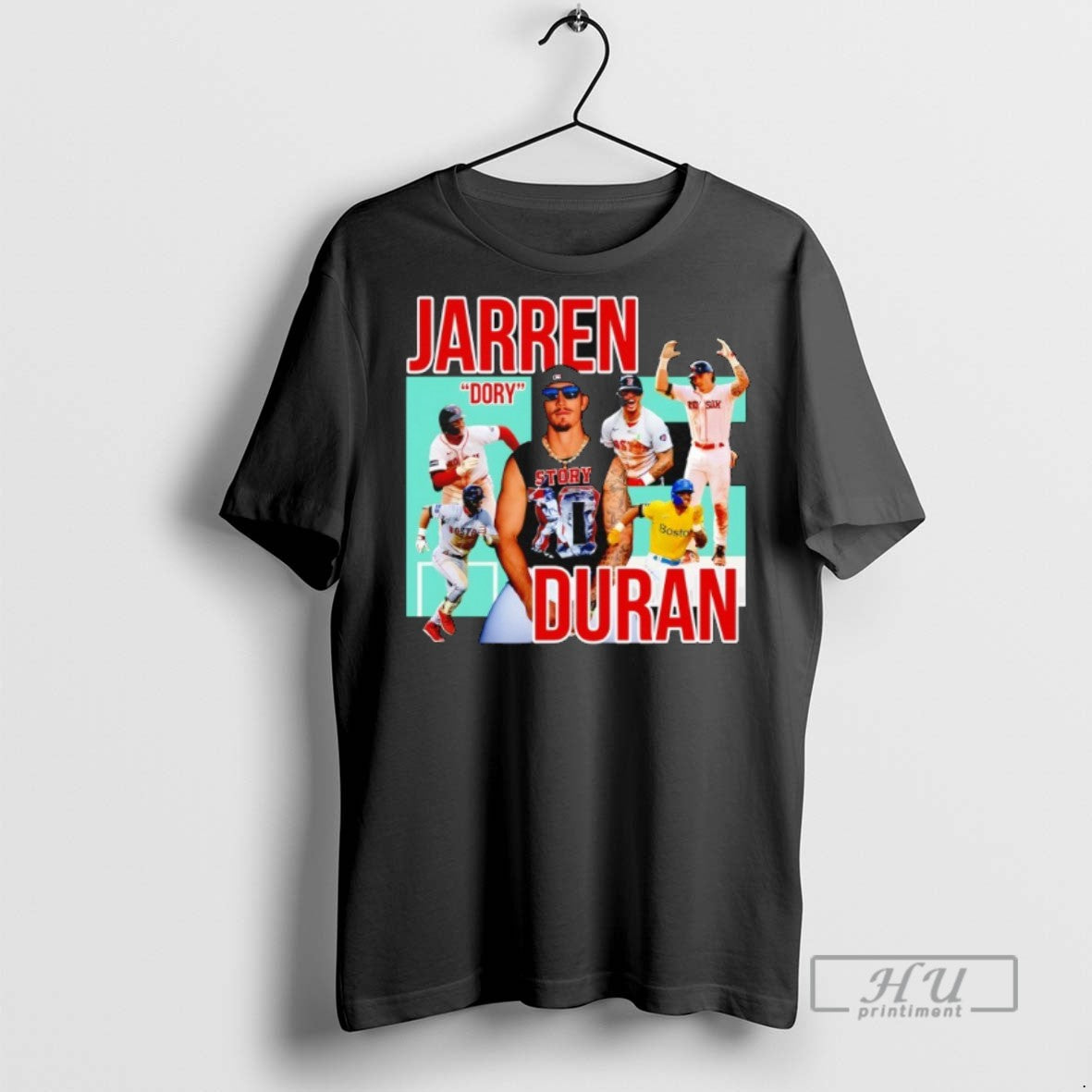 Trending Jarren Duran Dory Boston Red Sox Baseball - Adult & Kids T-Shirts, Sweatshirts & Hoodies apparel design preview 1