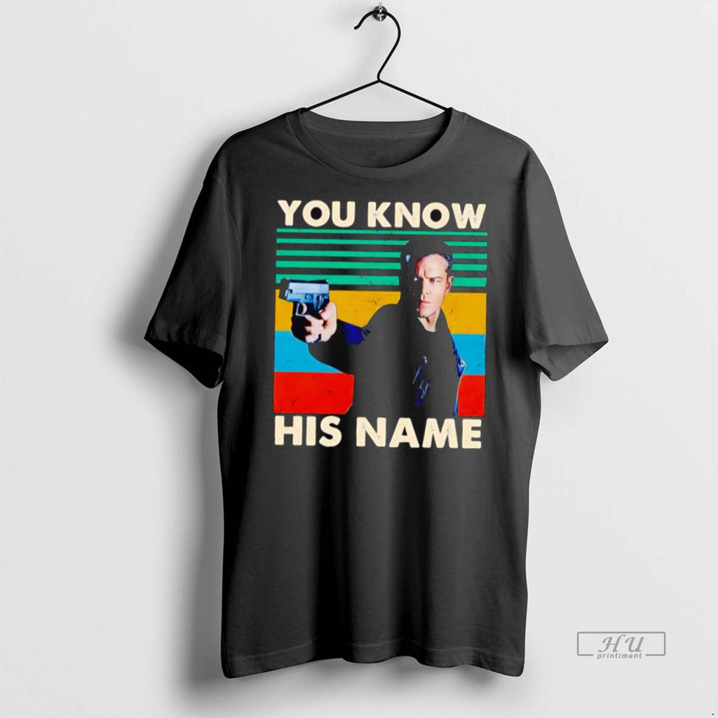 Trending Jason Bourne You Know His Name Vintage - Adult & Kids T-Shirts, Sweatshirts & Hoodies apparel design preview 1