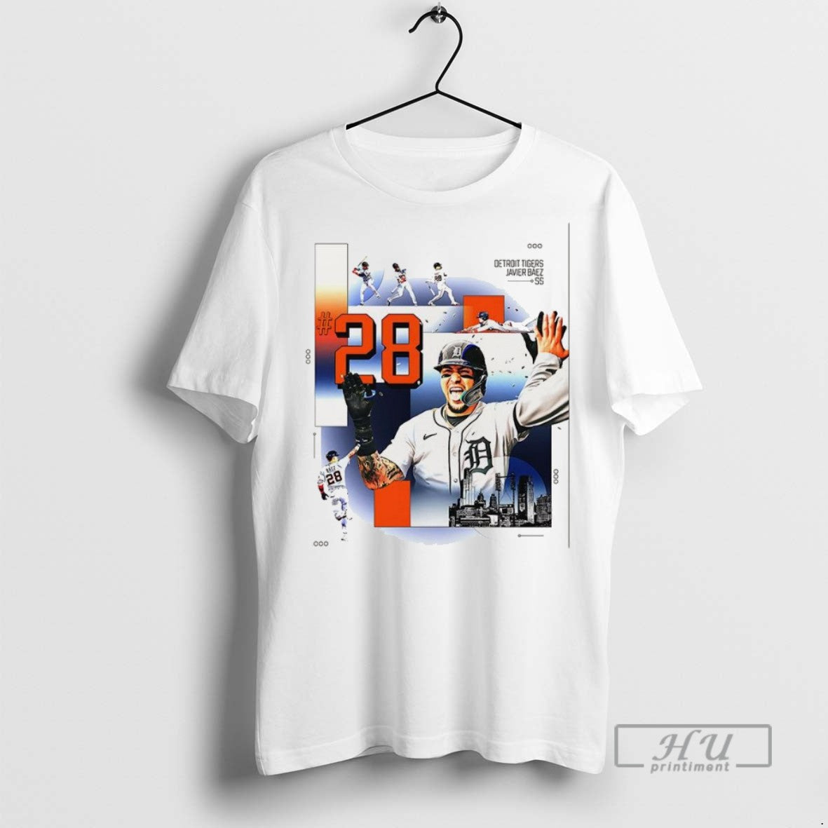 Trending Javier Baez Detroit Tigers Baseball Run - Adult & Kids T-Shirts, Sweatshirts & Hoodies apparel design preview 1