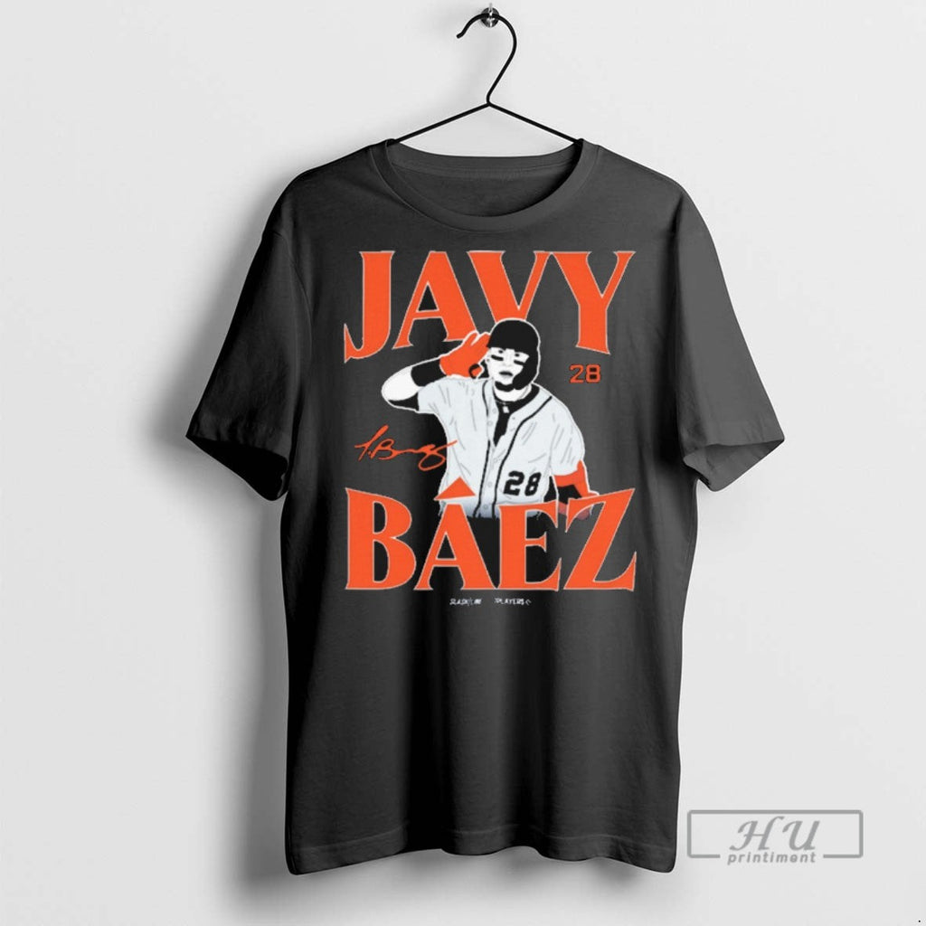 Trending Javy Baez Javier Detroit Tigers Mlb Slash - Adult & Kids T-Shirts, Sweatshirts & Hoodies apparel design preview 1