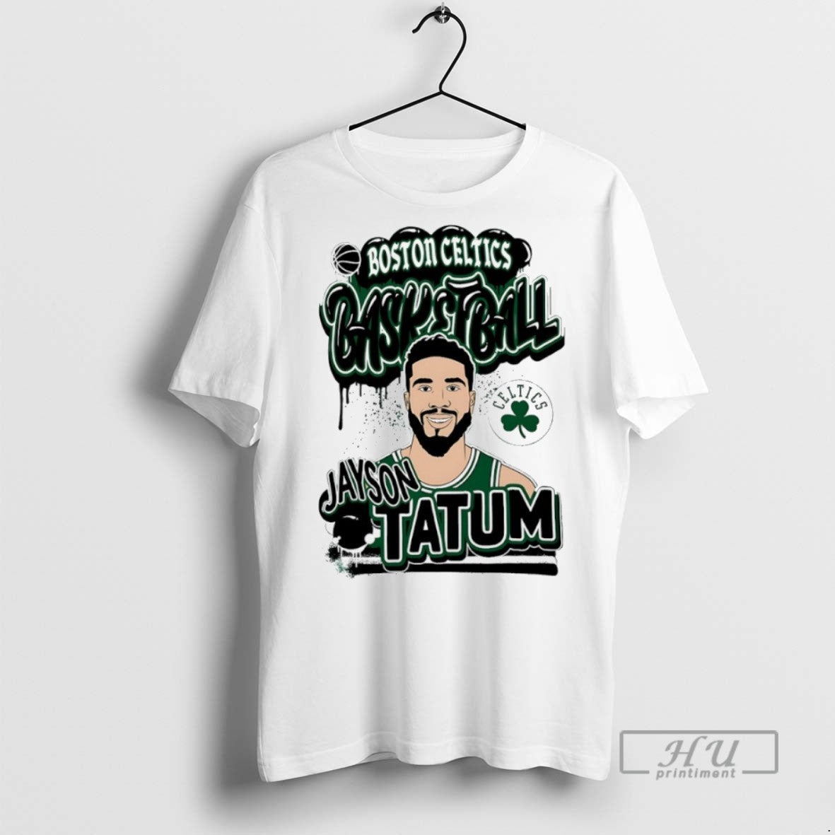 Trending Jayson Tatum Boston Celtics Basketball - Adult & Kids T-Shirts, Sweatshirts & Hoodies apparel design preview 1