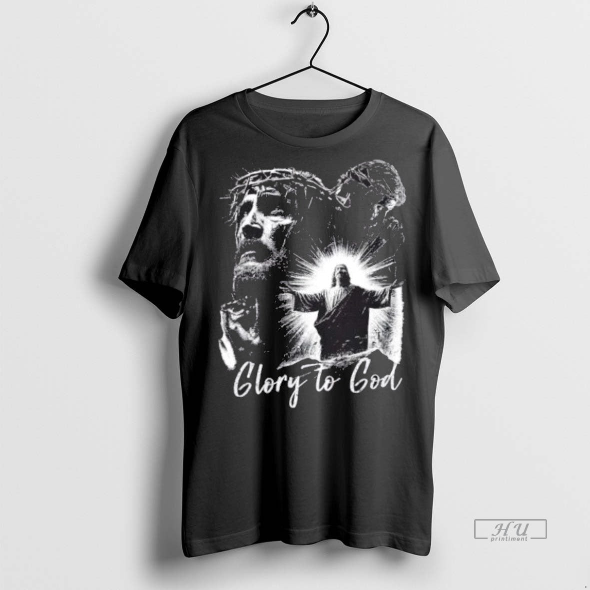 Trending Jesus Glory To God Retro Graphic Sweater - Adult & Kids T-Shirts, Sweatshirts & Hoodies apparel design preview 1
