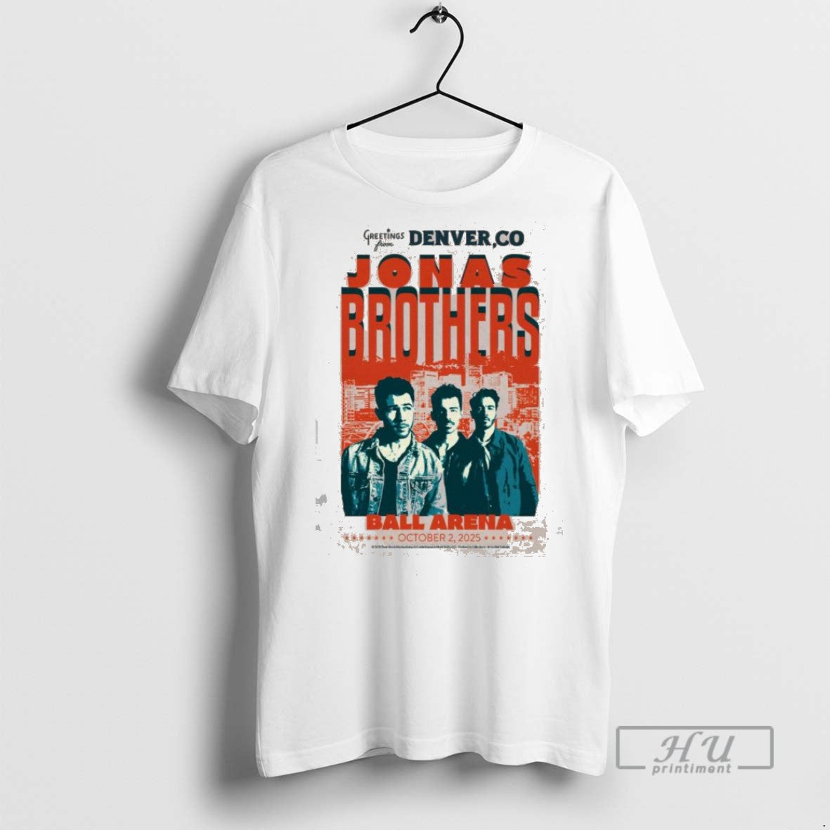 Trending Jonas Brothers Denver Co Oct 2 2025 Ball - Adult & Kids T-Shirts, Sweatshirts & Hoodies apparel design preview 1
