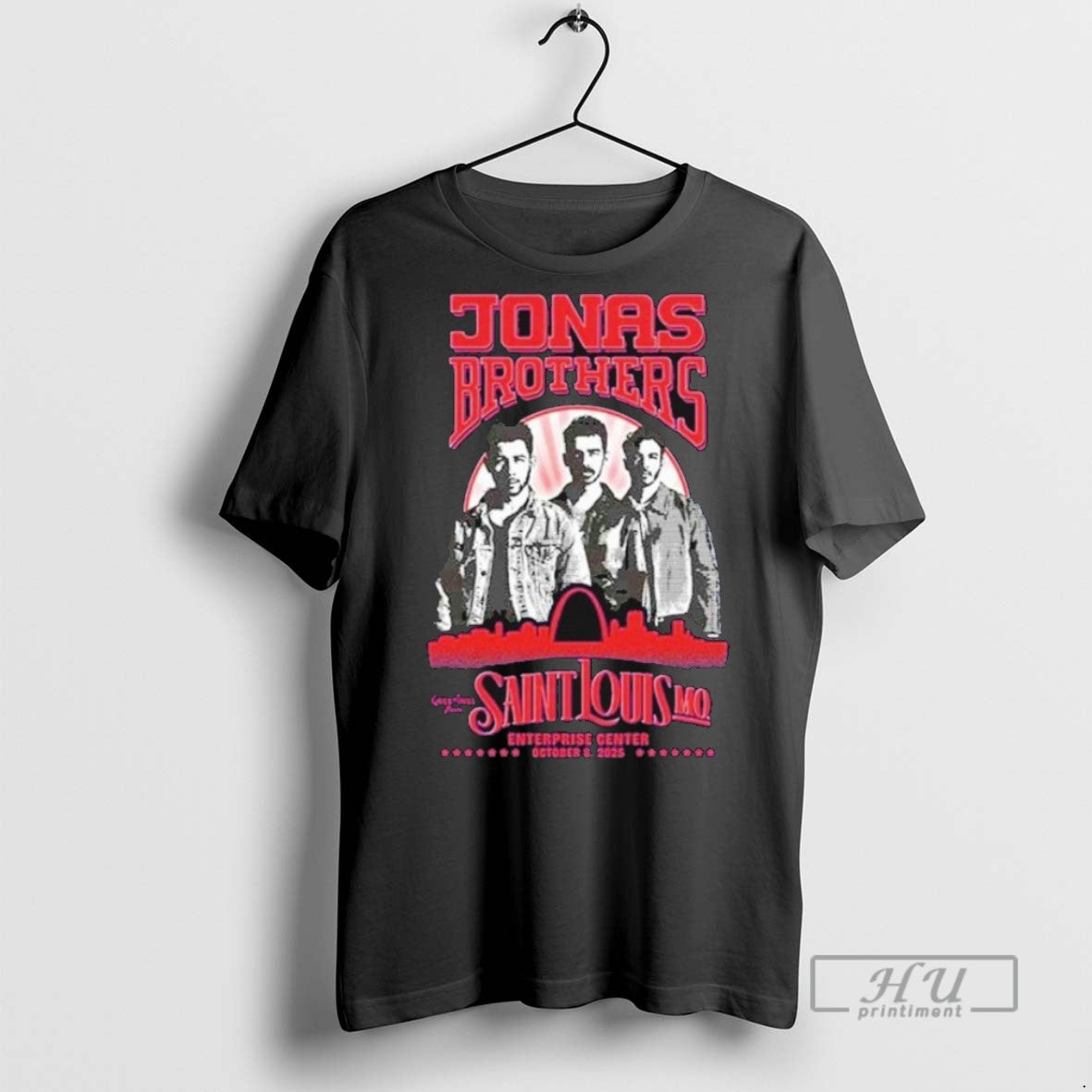 Trending Jonas Brothers Greetings From Saint Louis Mo - Adult & Kids T-Shirts, Sweatshirts & Hoodies apparel design preview 1