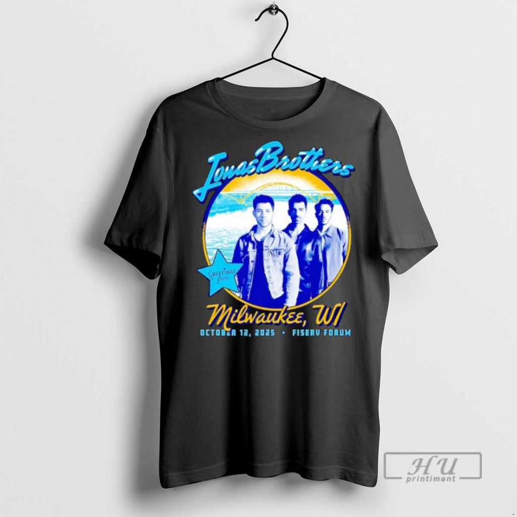Trending Jonas Brothers Greetings From Your Hometown - Adult & Kids T-Shirts, Sweatshirts & Hoodies apparel design preview 1