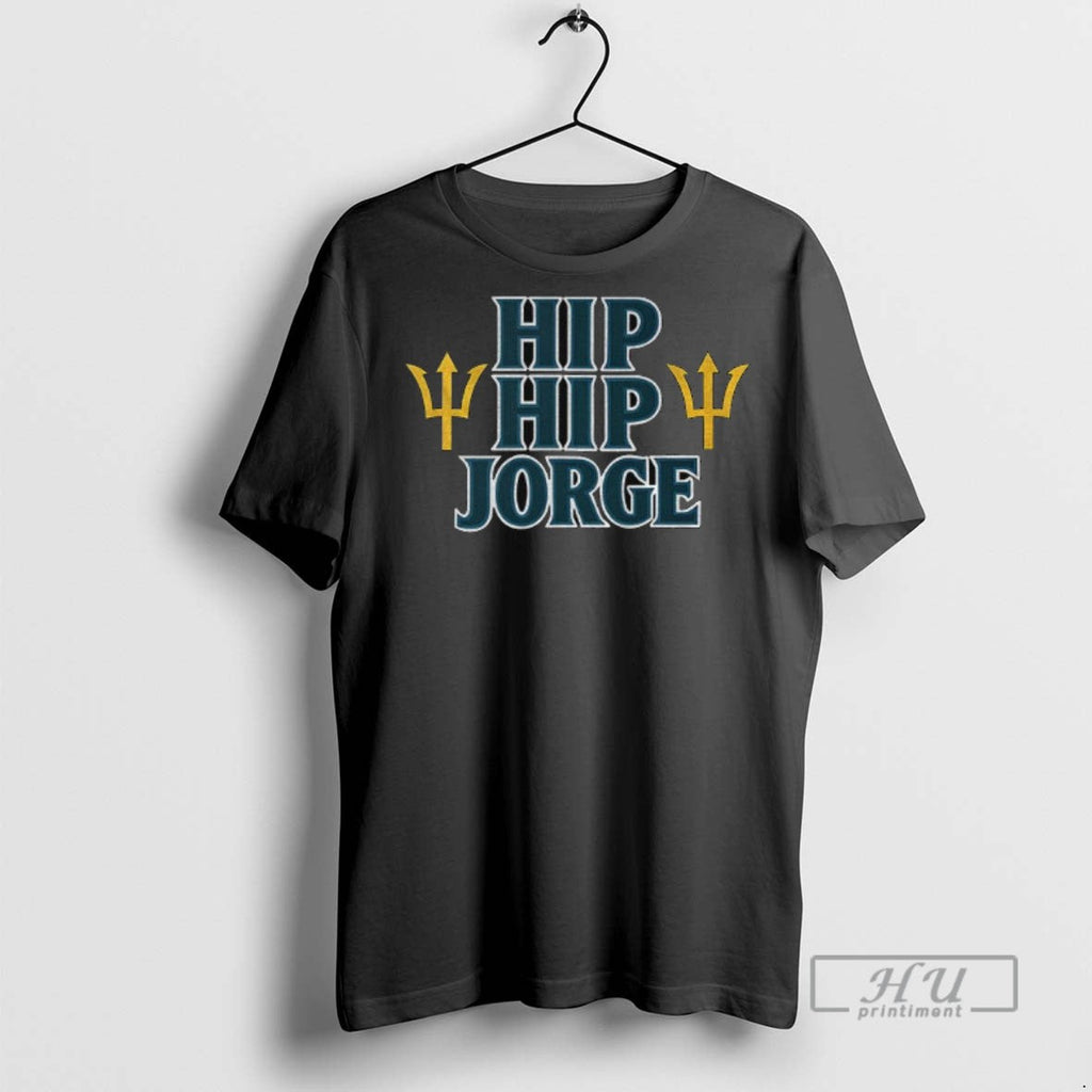 Trending Jorge Polanco Hip Seattle Mariners Mlb - Adult & Kids T-Shirts, Sweatshirts & Hoodies apparel design preview 1