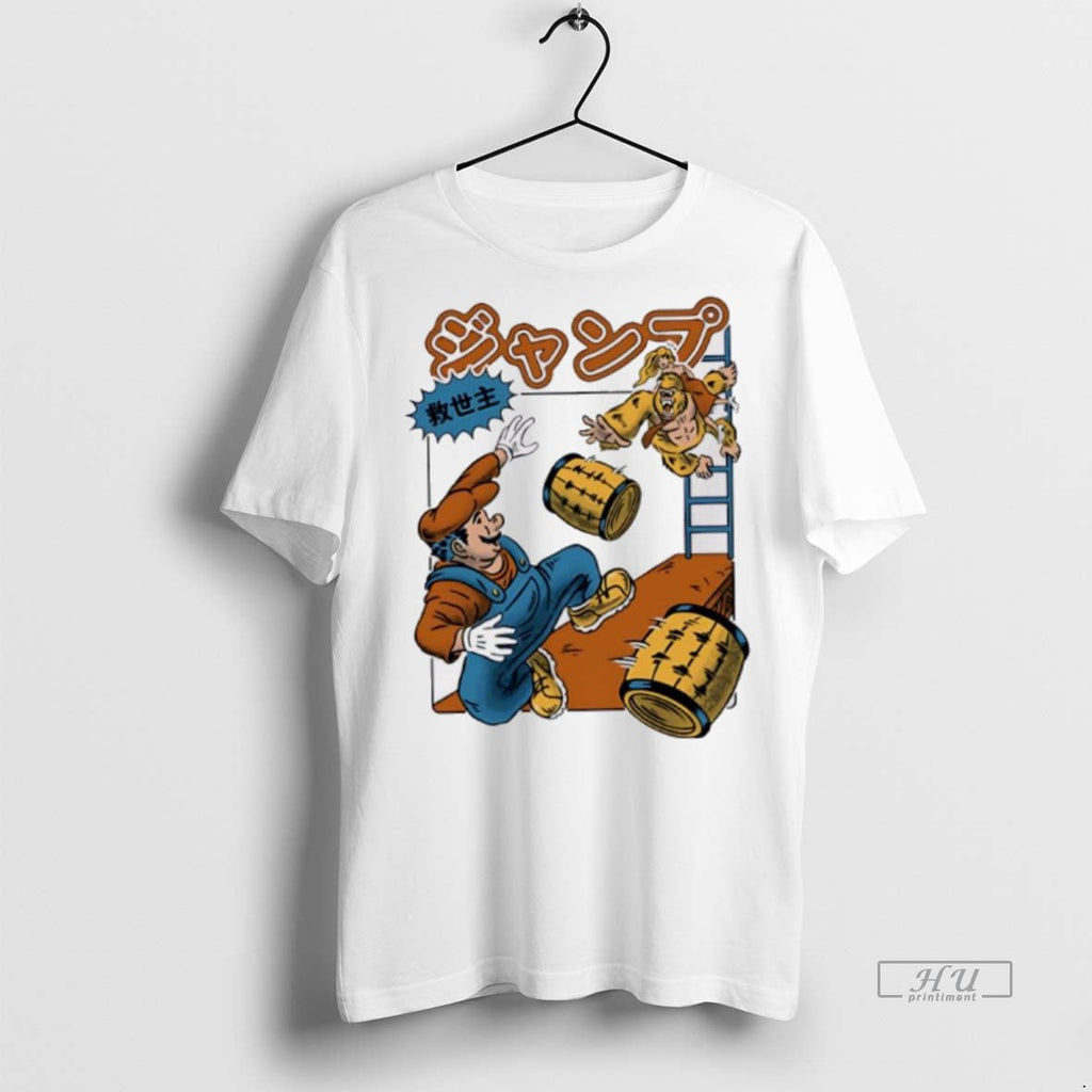 Trending Jumping Savior Cartoon Funny Graphic Sweater - Adult & Kids T-Shirts, Sweatshirts & Hoodies apparel design preview 1