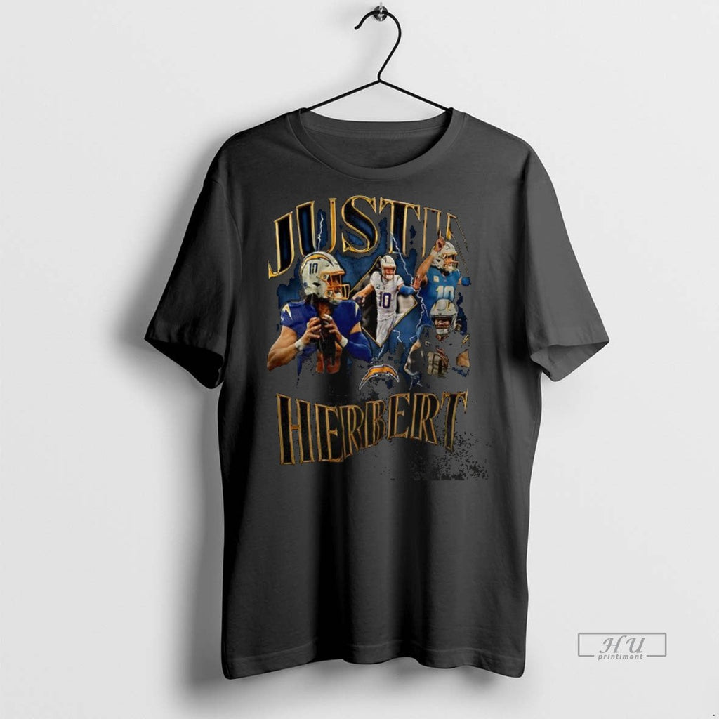 Trending Justin Herbert Qb1 Chargers Graphic Sweater - Adult & Kids T-Shirts, Sweatshirts & Hoodies apparel design preview 1