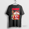Trending Kansas City Chiefs Football With Santa Deer - Adult & Kids T-Shirts, Sweatshirts & Hoodies apparel design preview 1