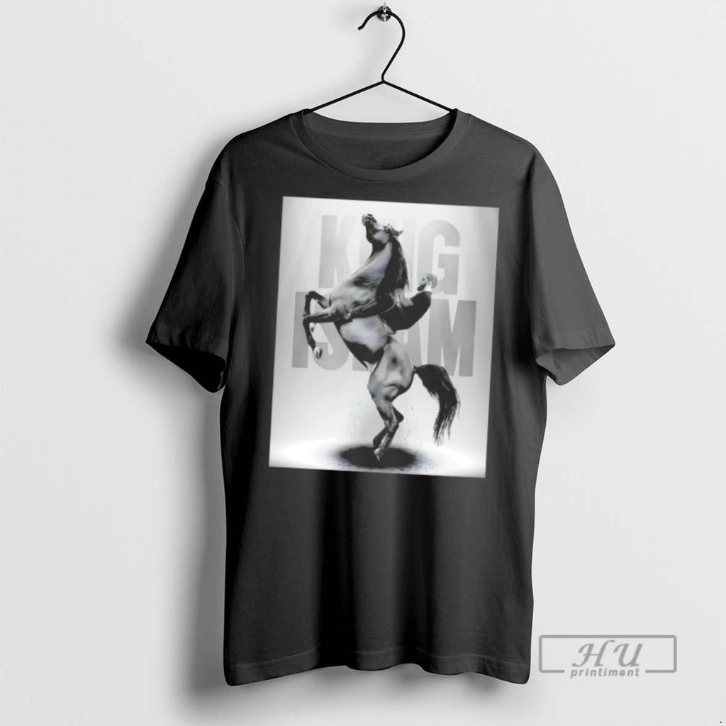 Trending King Islam Makhachev Riding Horse - Adult & Kids T-Shirts, Sweatshirts & Hoodies apparel design preview 1
