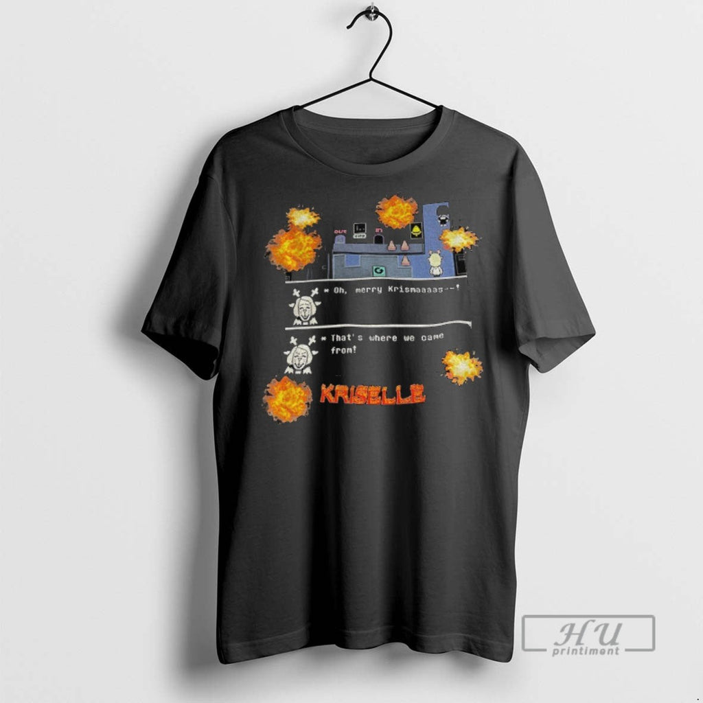 Trending Kris Vs Ralsei Oh Merry Krismaaaas Thats - Adult & Kids T-Shirts, Sweatshirts & Hoodies apparel design preview 1