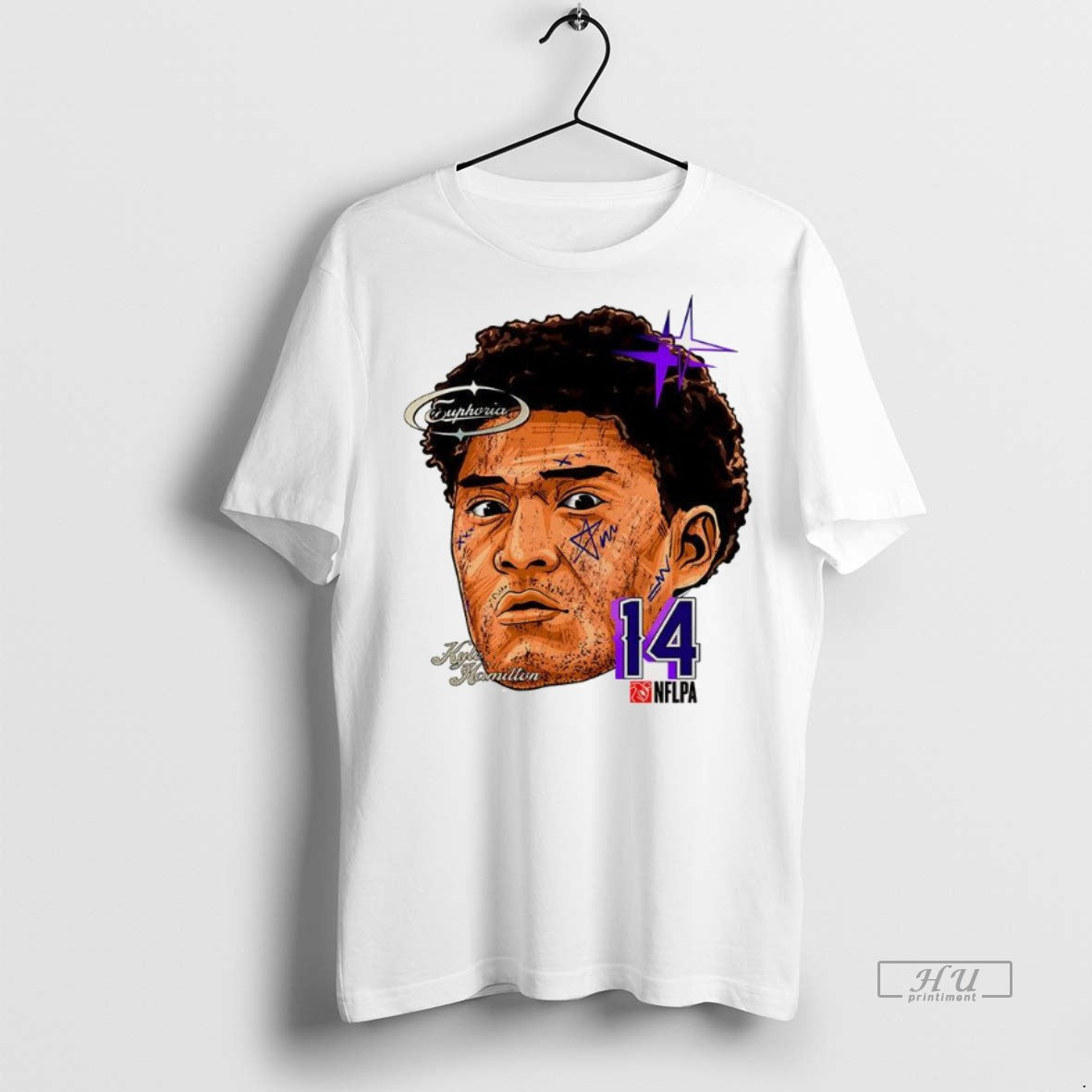 Trending Kyle Hamilton Baltimore Ravens Football Fat - Adult & Kids T-Shirts, Sweatshirts & Hoodies apparel design preview 1