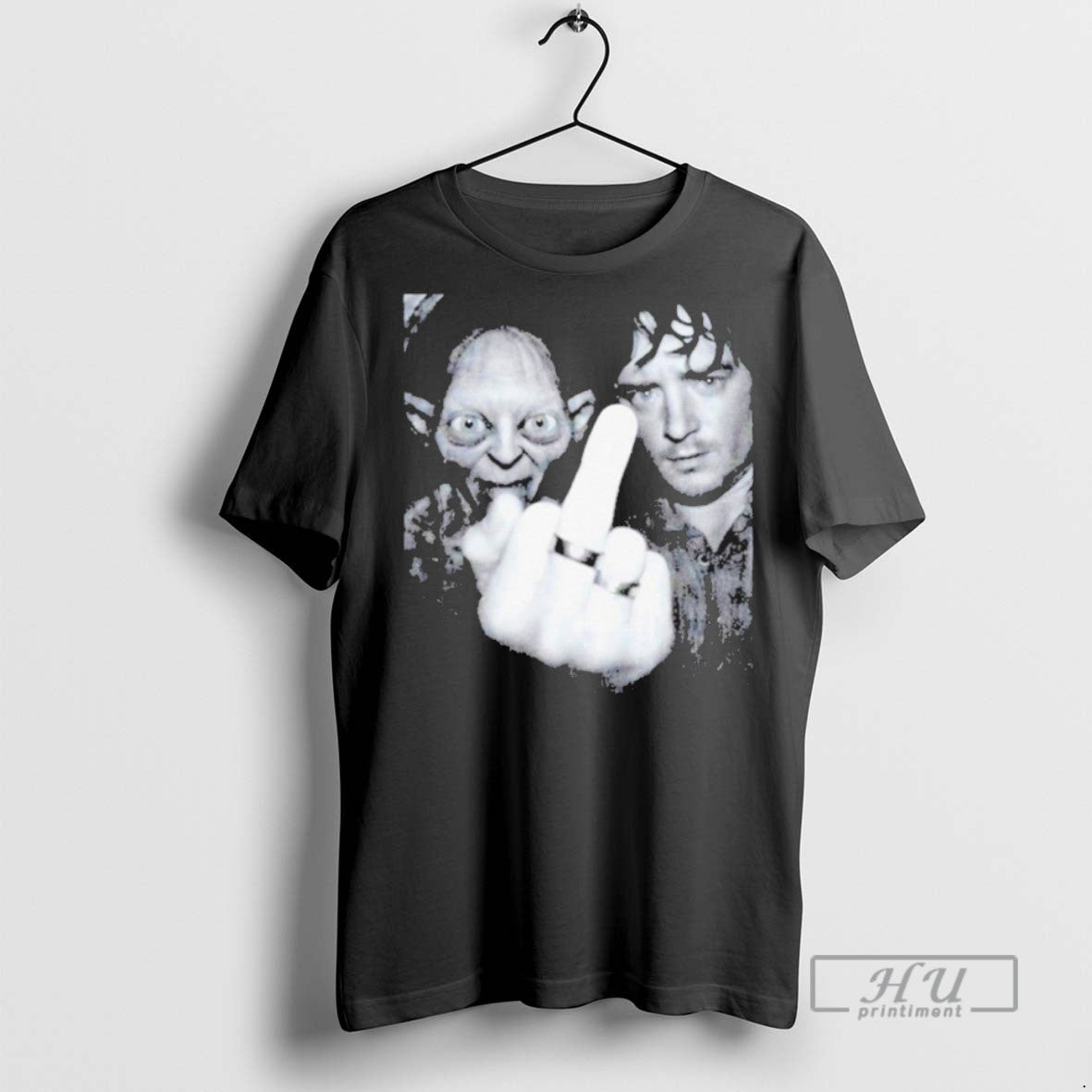 Trending Lotr Frodo And Gollum Partying Dank Middle - Adult & Kids T-Shirts, Sweatshirts & Hoodies apparel design preview 1