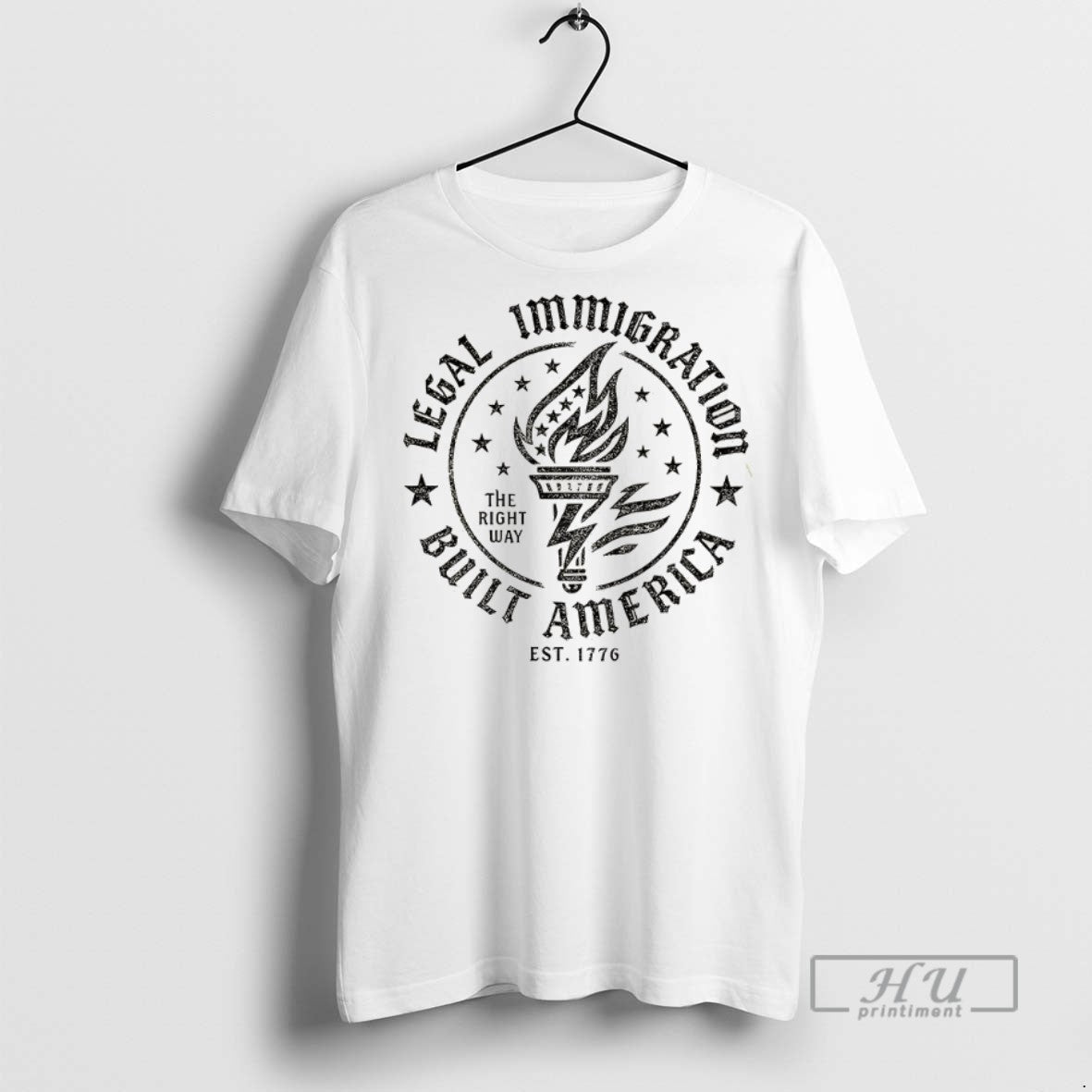 Trending Legal Immigration Built America The Right - Adult & Kids T-Shirts, Sweatshirts & Hoodies apparel design preview 1