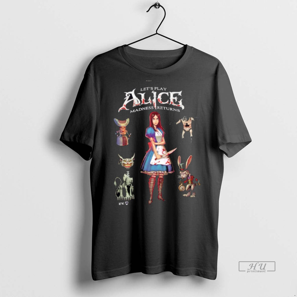Trending Lets Play Alice Madness Returns Video Games - Adult & Kids T-Shirts, Sweatshirts & Hoodies apparel design preview 1