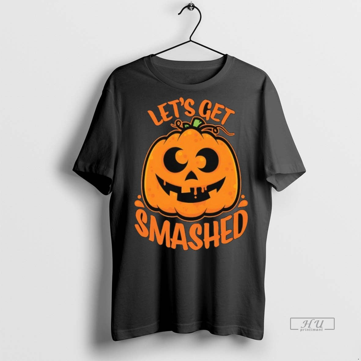 Trending Lets Get Smashed Pumpkin Halloween Sweater - Adult & Kids T-Shirts, Sweatshirts & Hoodies apparel design preview 1