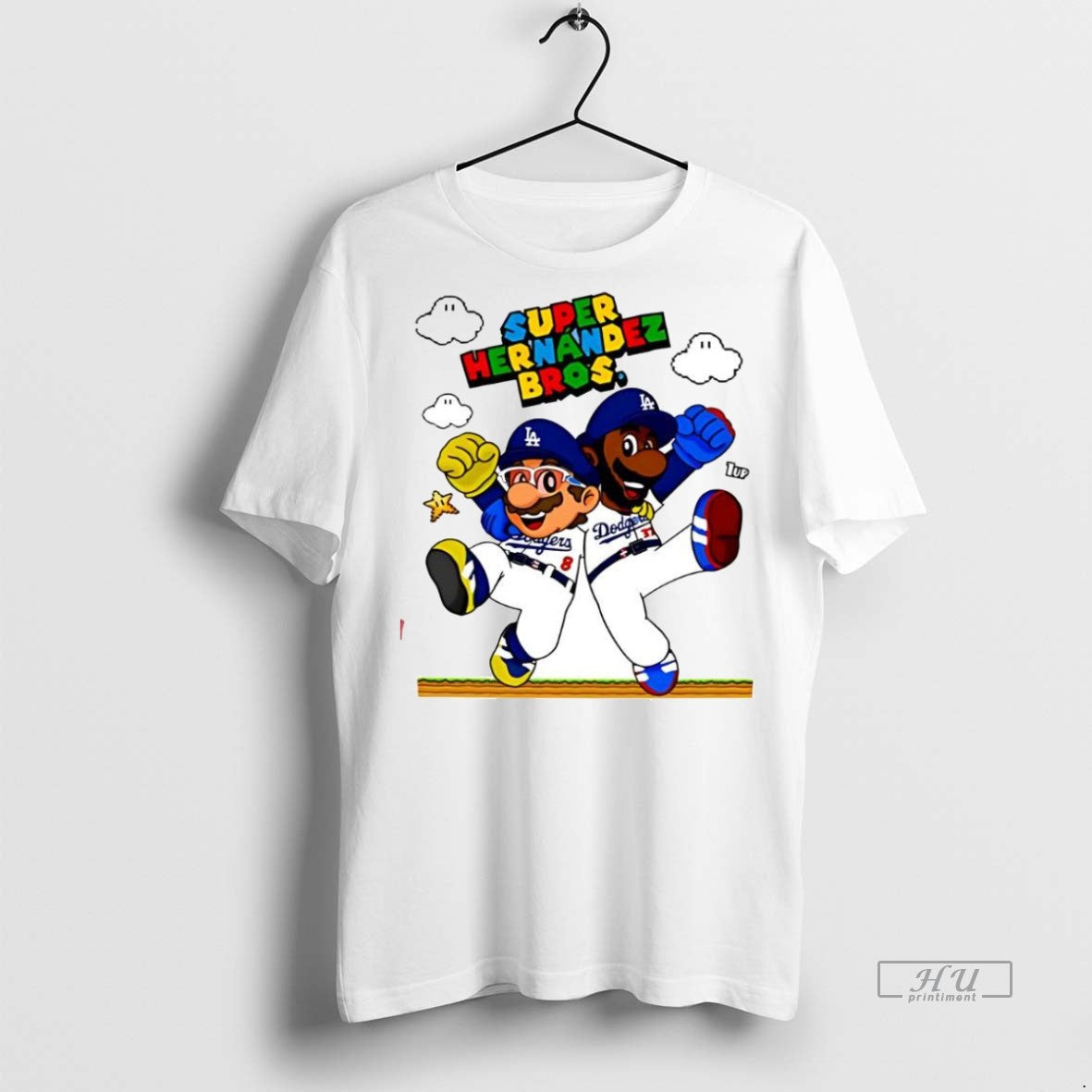 Trending Lets Go Dodgers Super Hernandez Bros Sweater - Adult & Kids T-Shirts, Sweatshirts & Hoodies apparel design preview 1