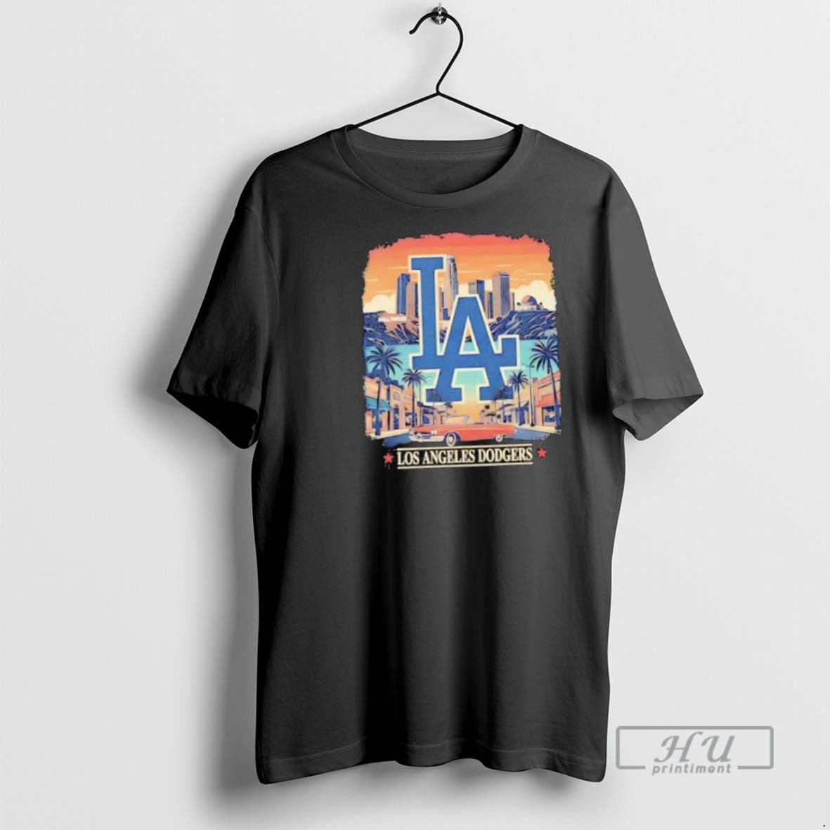 Trending Los Angeles Dodgers Beverly Sunset City - Adult & Kids T-Shirts, Sweatshirts & Hoodies apparel design preview 1