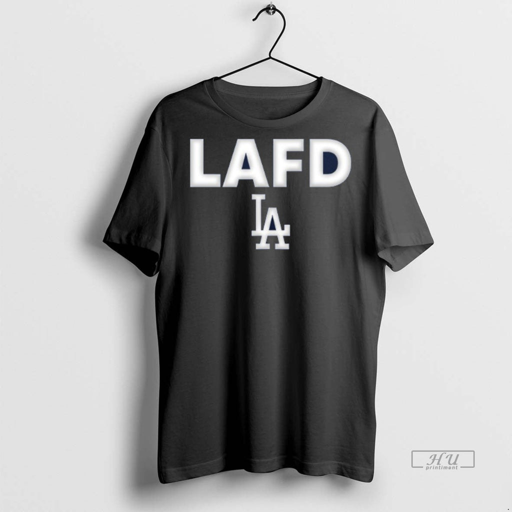Trending Los Angeles Dodgers Lafd City Fire - Adult & Kids T-Shirts, Sweatshirts & Hoodies apparel design preview 1