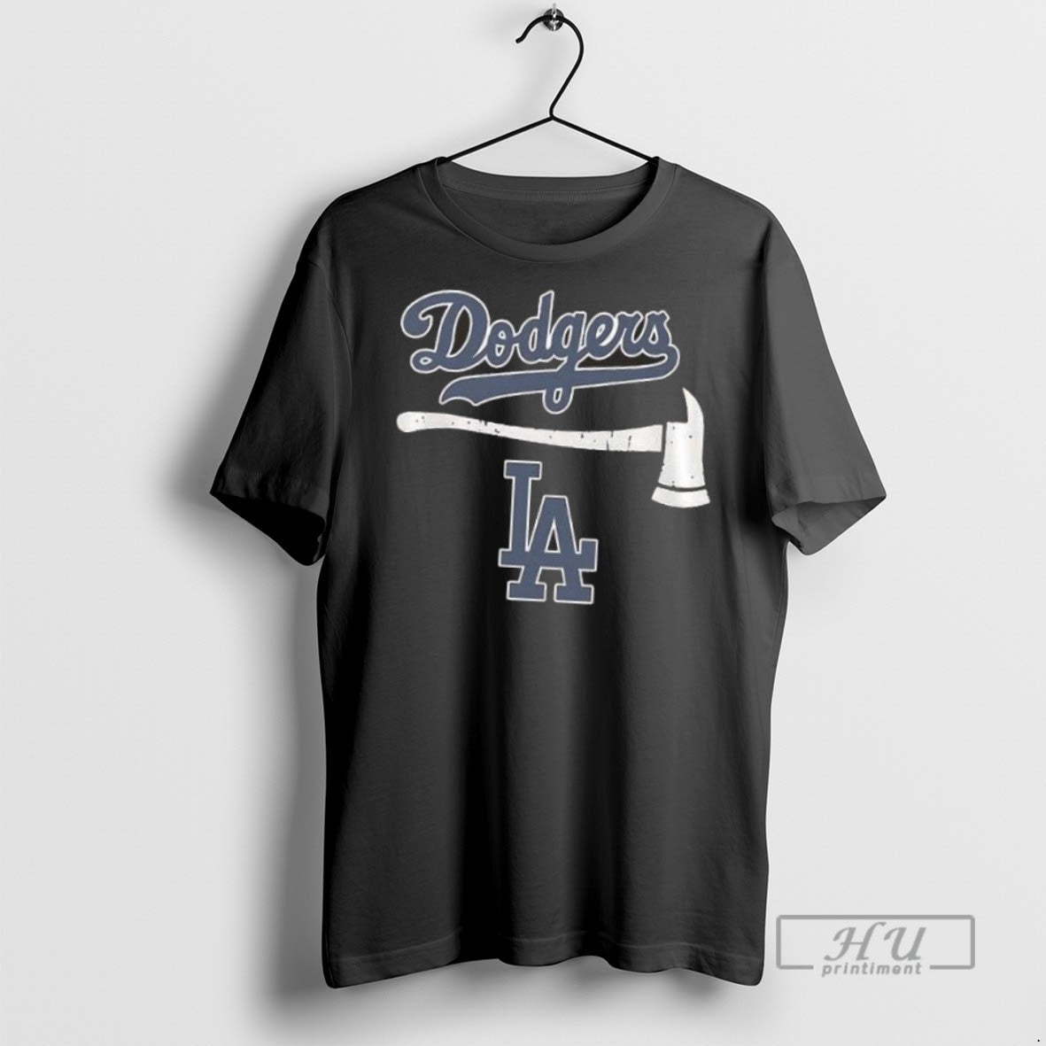 Trending Los Angeles Dodgers Firefighter 2 Sided - Adult & Kids T-Shirts, Sweatshirts & Hoodies apparel design preview 1