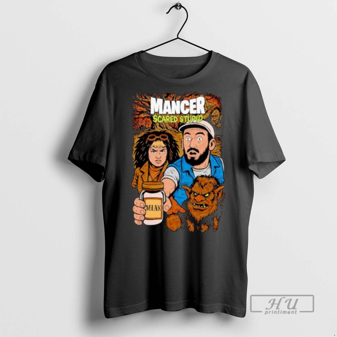 Trending Mancer Scared Stupid Ornaments Graphic - Adult & Kids T-Shirts, Sweatshirts & Hoodies apparel design preview 1