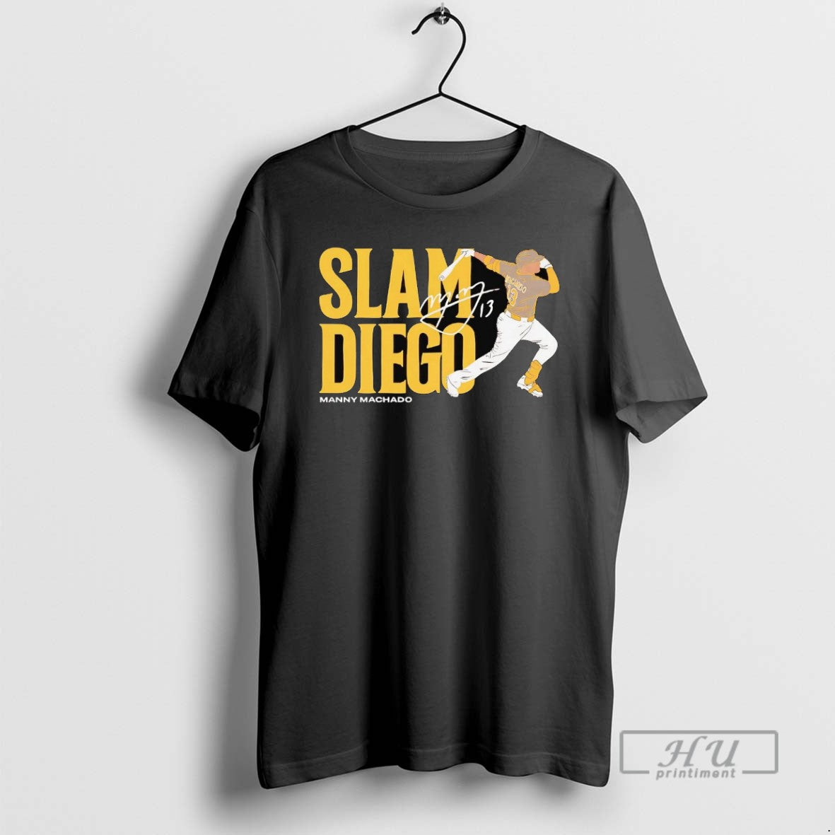 Trending Manny Machado Slam Diego Signature - Adult & Kids T-Shirts, Sweatshirts & Hoodies apparel design preview 1