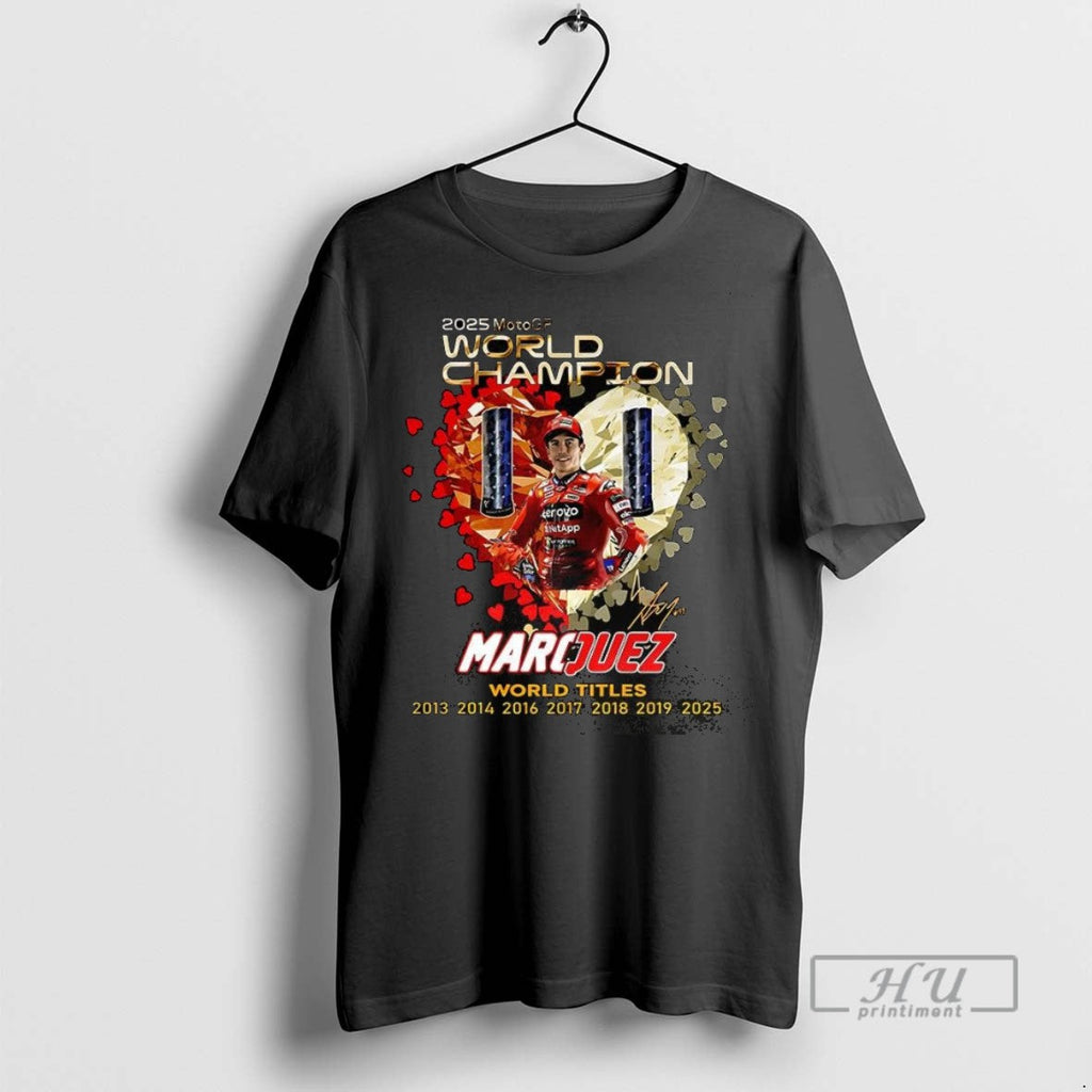 Trending Marc Marquez Ducati Lenovo Team Motogp 2025 - Adult & Kids T-Shirts, Sweatshirts & Hoodies apparel design preview 1