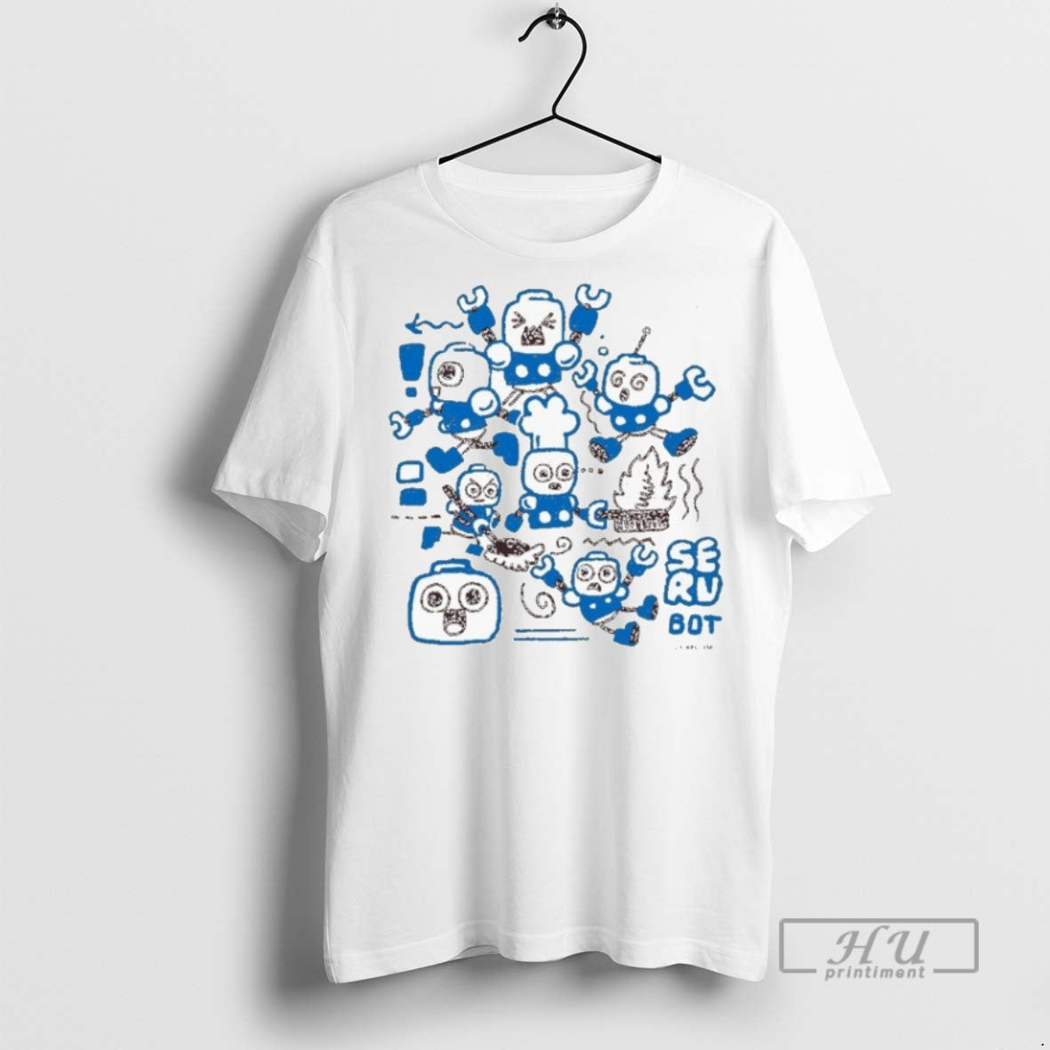 Trending Mega Man Messy Bots - Adult & Kids T-Shirts, Sweatshirts & Hoodies apparel design preview 1