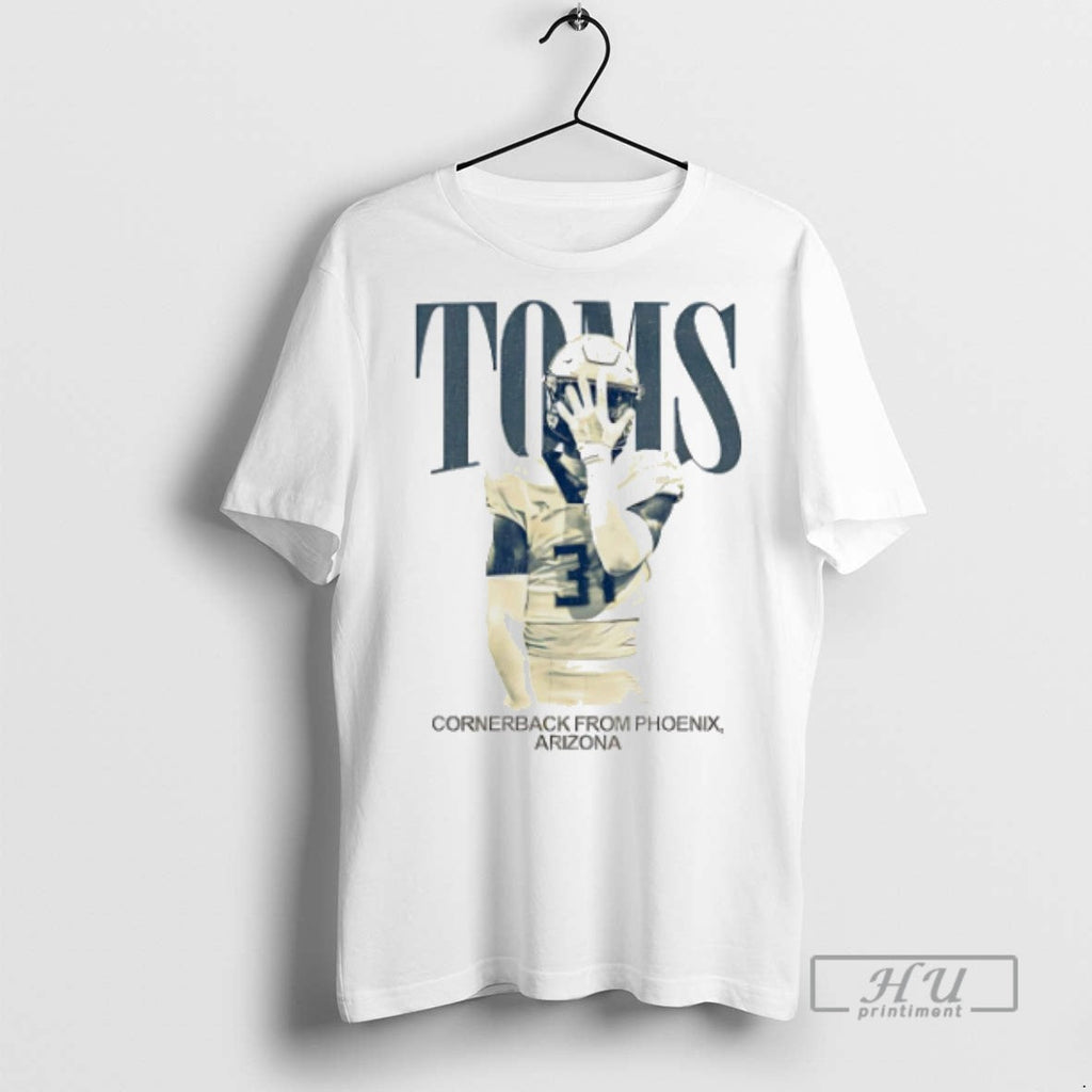 Trending Mekhi Toms Cornerback From Phoenix Arizona - Adult & Kids T-Shirts, Sweatshirts & Hoodies apparel design preview 1