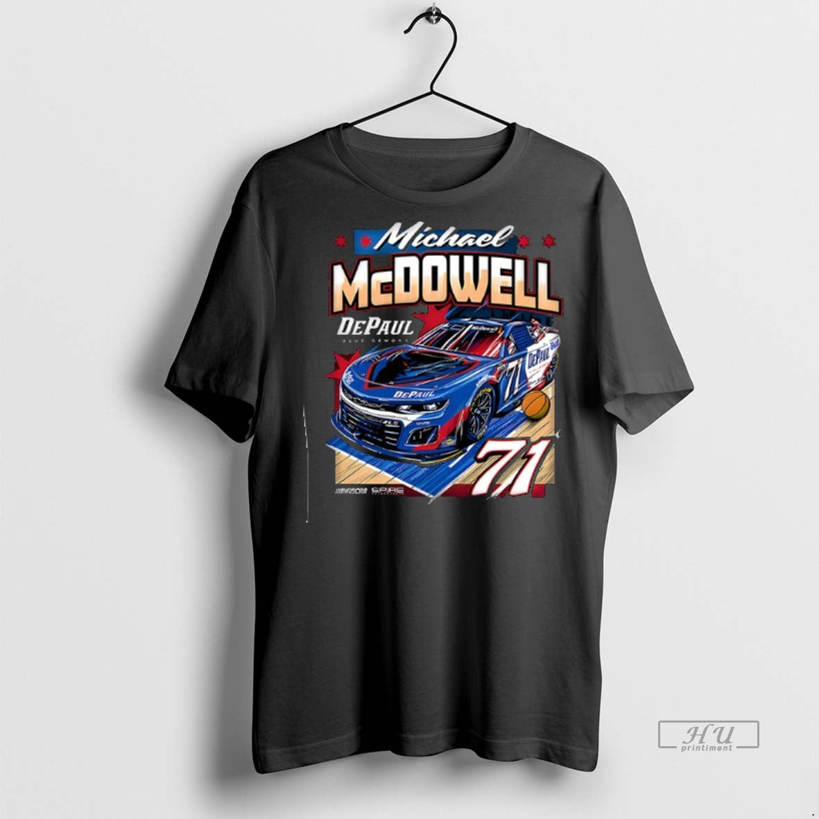 Trending Michael Mcdowell Depaul University Racing - Adult & Kids T-Shirts, Sweatshirts & Hoodies apparel design preview 1