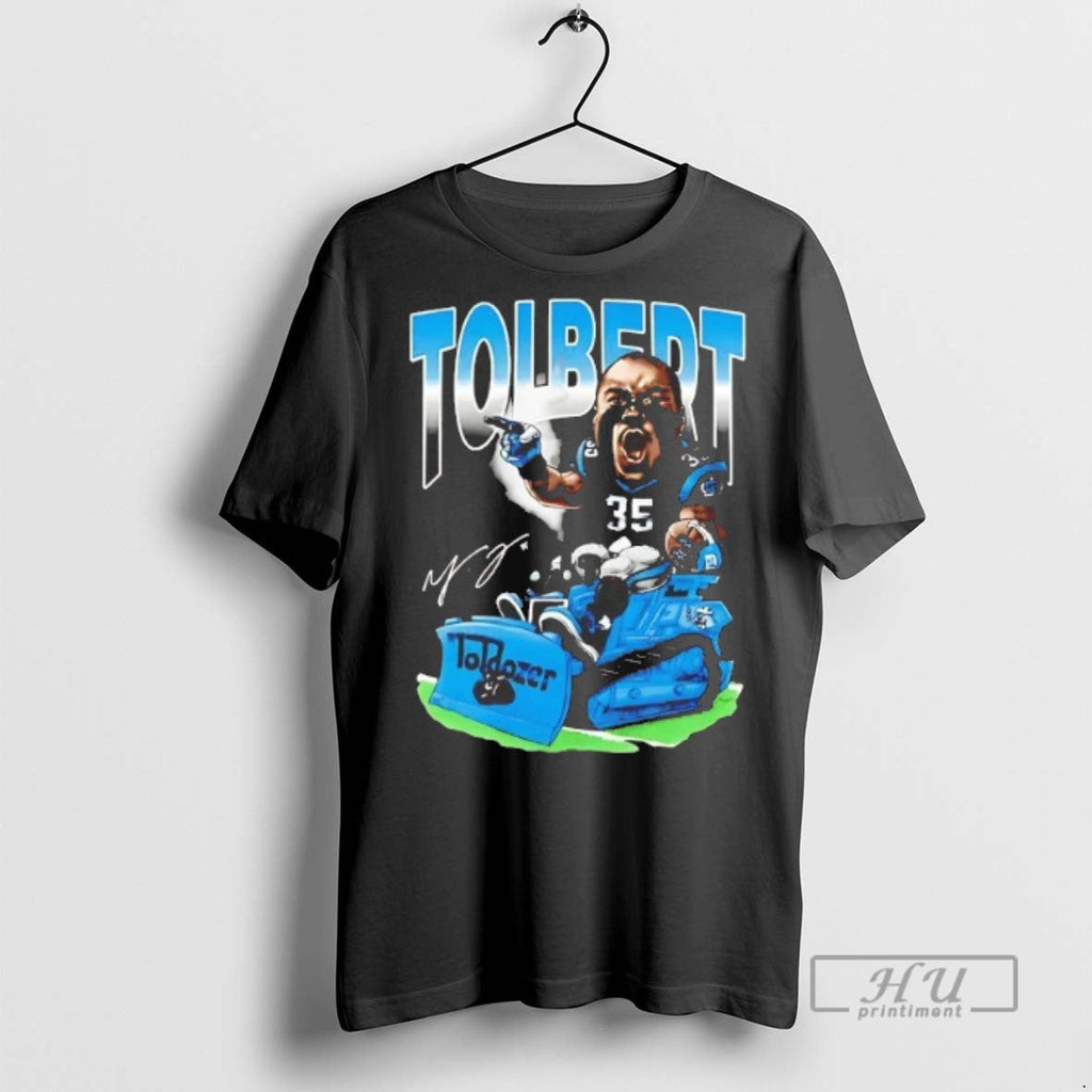 Trending Mike Tolbert Toldozer Caricature Carolina - Adult & Kids T-Shirts, Sweatshirts & Hoodies apparel design preview 1
