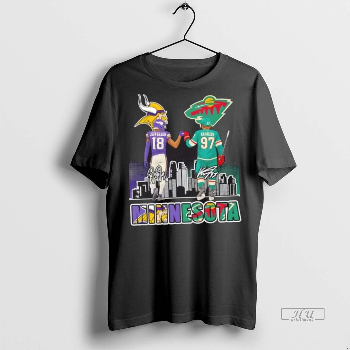 Trending Minnesota Sports Jefferson Vikings X - Adult & Kids T-Shirts, Sweatshirts & Hoodies apparel design preview 1
