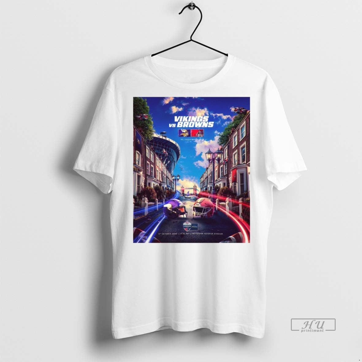 Trending Minnesota Vikings Vs Cleveland Browns - Adult & Kids T-Shirts, Sweatshirts & Hoodies apparel design preview 1