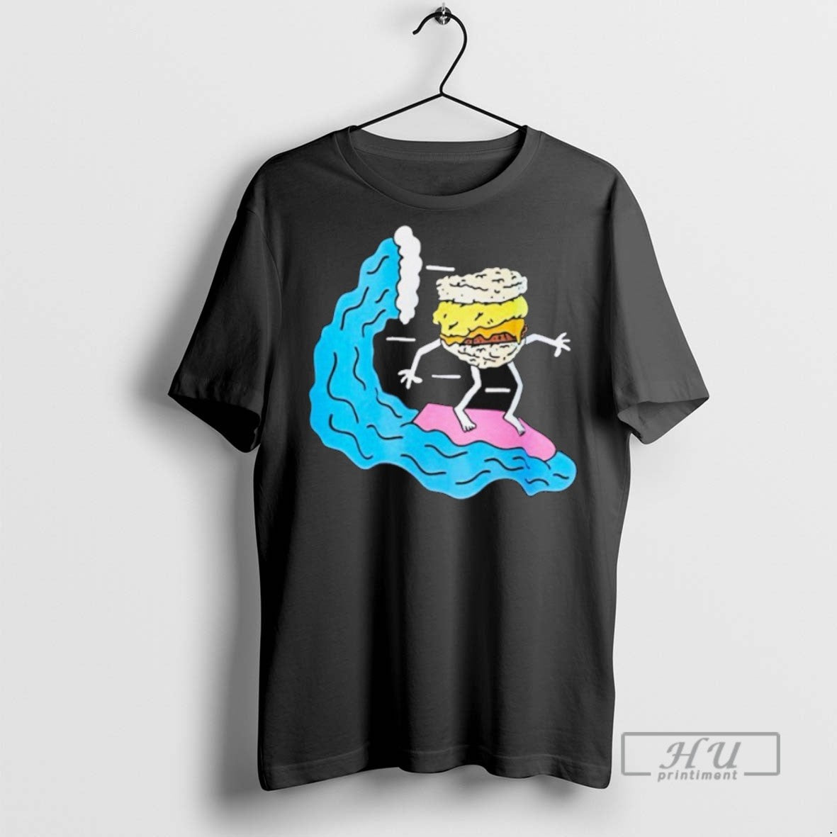Trending Mollys Surfing Biscuit - Adult & Kids T-Shirts, Sweatshirts & Hoodies apparel design preview 1