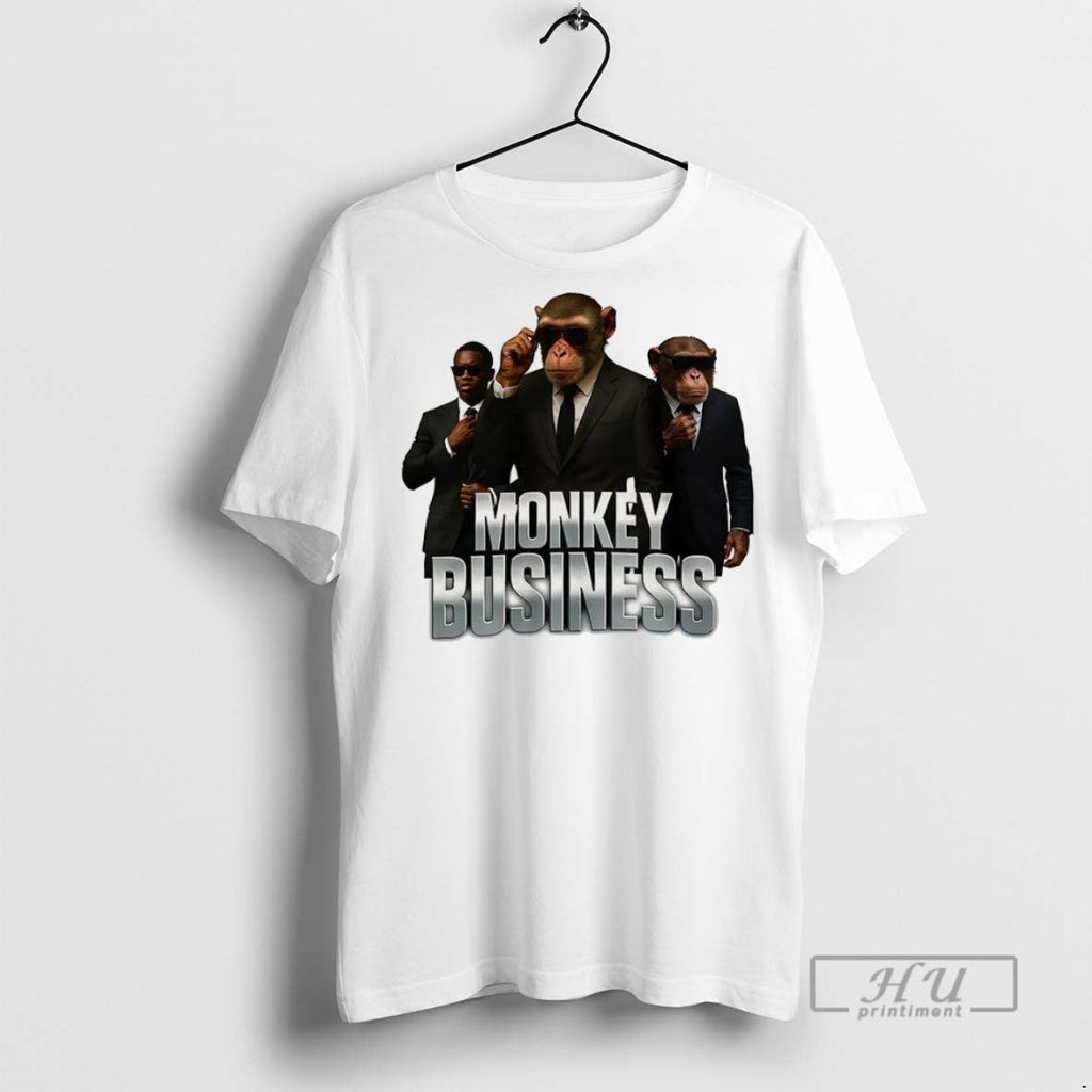 Trending Monkey Business Funny - Adult & Kids T-Shirts, Sweatshirts & Hoodies apparel design preview 1