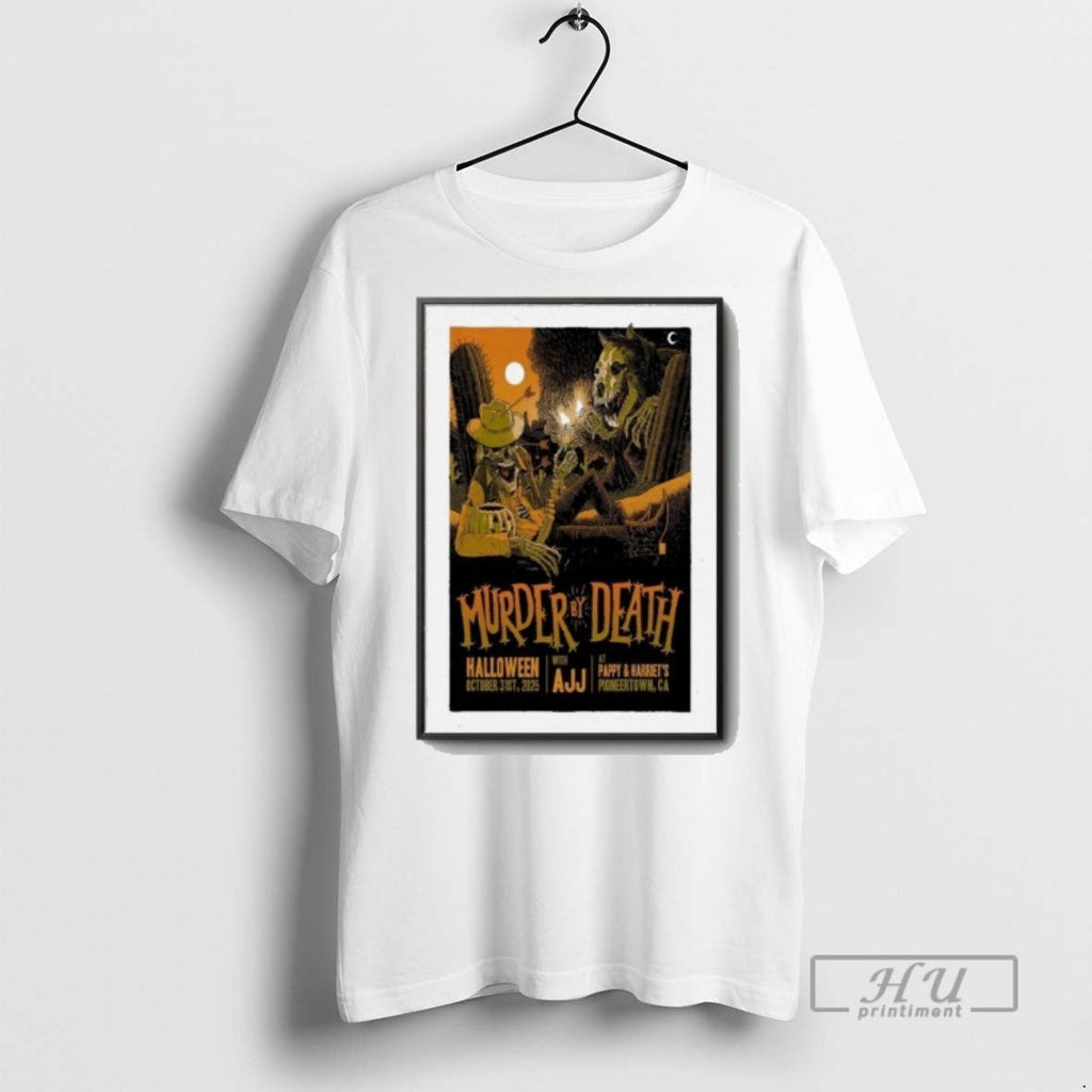 Trending Murder By Death Oct 31 2025 Ajj At Pappy - Adult & Kids T-Shirts, Sweatshirts & Hoodies apparel design preview 1