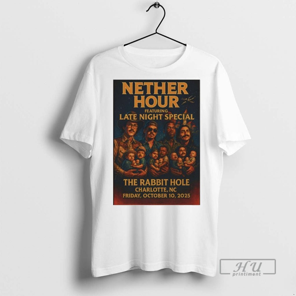 Trending Nether Hour The Rabbit Hole Charlotte Nc - Adult & Kids T-Shirts, Sweatshirts & Hoodies apparel design preview 1