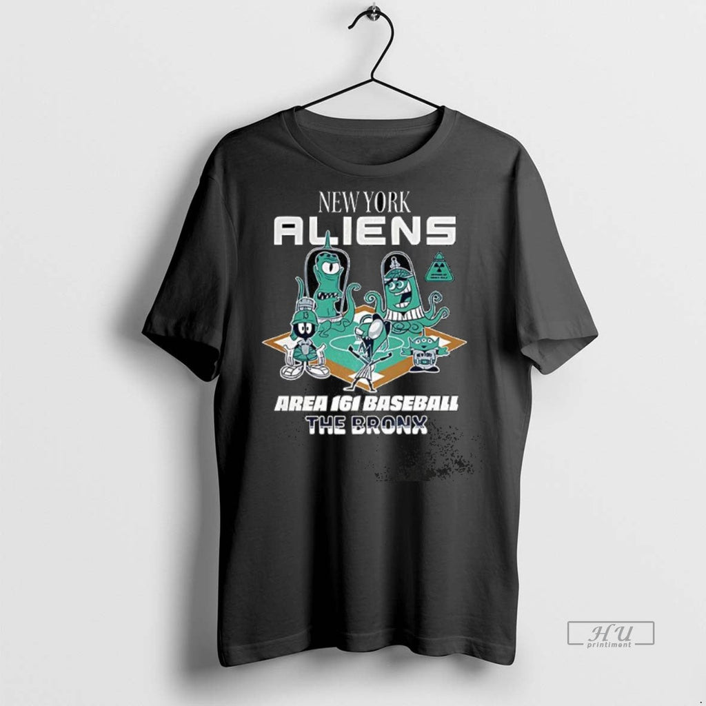 Trending New York Aliens Area 161 Baseball Sweater - Adult & Kids T-Shirts, Sweatshirts & Hoodies apparel design preview 1