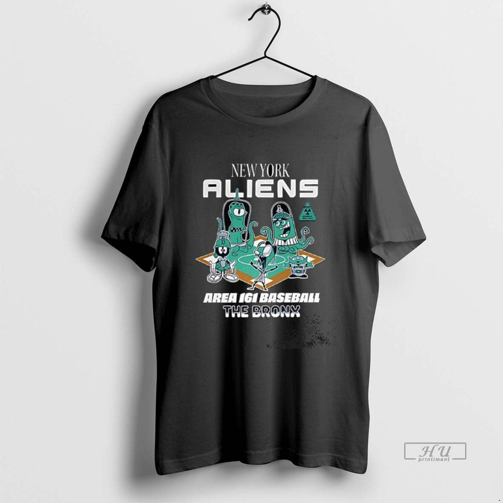 Trending New York Aliens Area 161 Baseball The Bronx - Adult & Kids T-Shirts, Sweatshirts & Hoodies apparel design preview 1